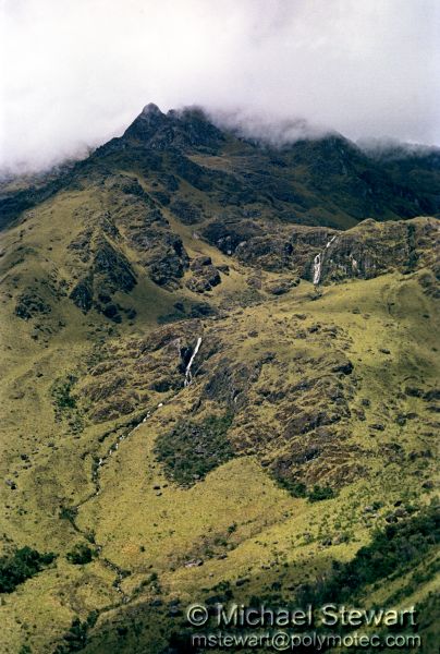 Inca Trail - Waterfalls Between Passes